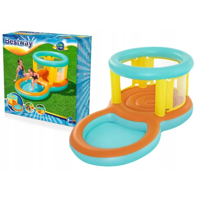 Pripučiamas batutas vaikams 239 x 149 x 102 cm