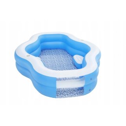 Pripučiamas šeimos baseinas 270x198x51cm bestway langas 2 pripučiamos sėdynės