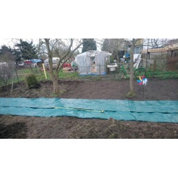 Žalia agrotekstilė 1,60 m x 50 m labai tvirta 90 g piktžolių žievės akmeniui