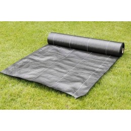 Agrotekstilė 1,6x100m 90g juoda UV nuo piktžolių agrotekstilė + kaiščiai 50vnt
