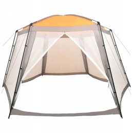 Vidaxl baseino palapinės audinys 660x580x250 pilka