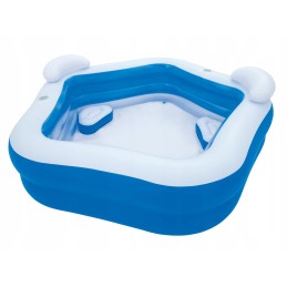 Penkių kampų pripučiamas baseinas 213 x 207 x 69 cm bestway