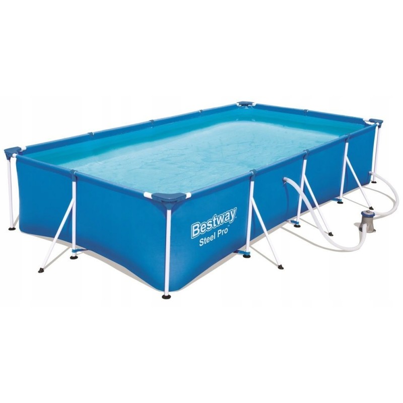 Karkasinis baseinas 400x211x81 cm 3in1 56424 bestway