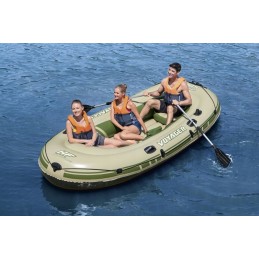 Trijų asmenų pripučiamas pontonas 348 cm x 142 cm bestway 65001