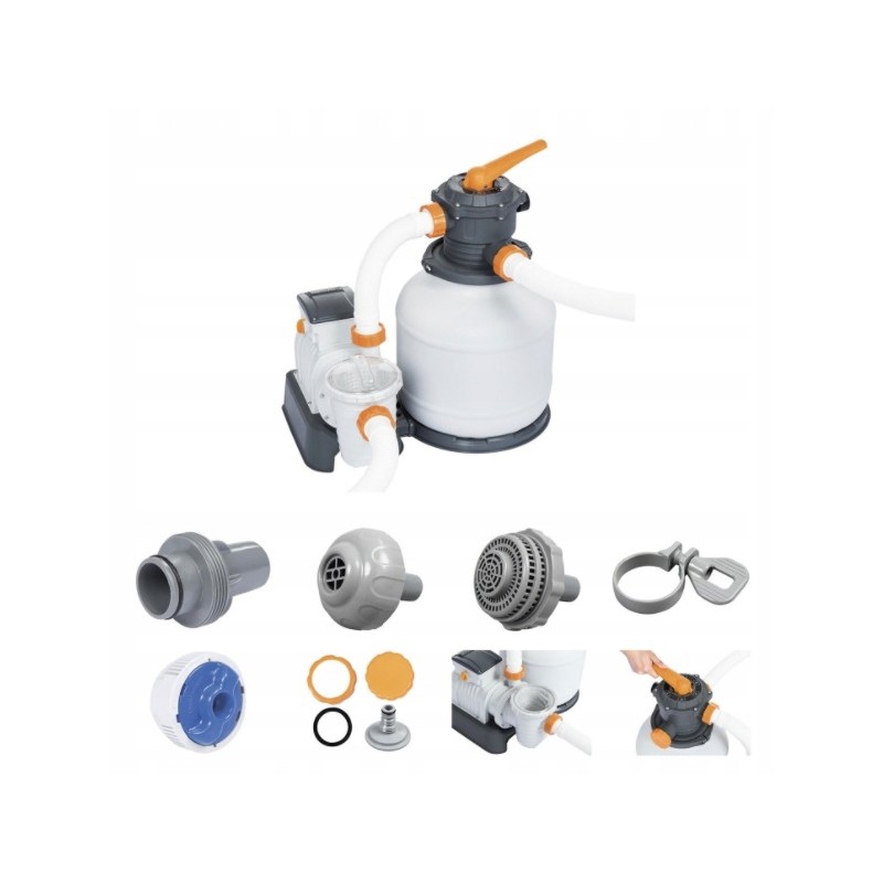 Smėlio siurblys baseinui bestway 8327 litrai 58499