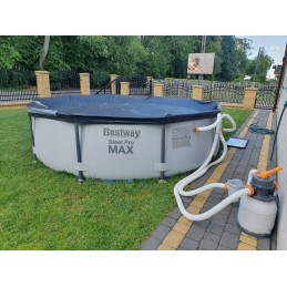 Karkasinis baseinas 10 pėdų 305x76 cm steelpro max bestway