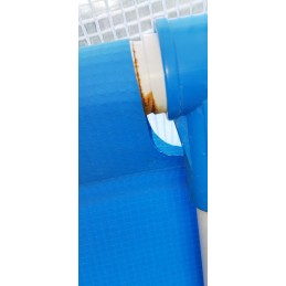 Šeimos plieno profesionalus rėmo baseinas 400x211x81