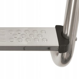 Plieninės baseino kopėčios 304 49x53 3x158cm sidabrinės