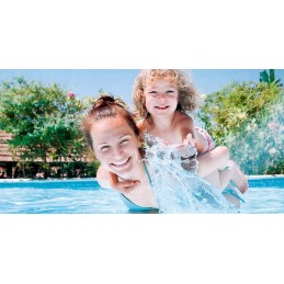 14in1 didelis sodo baseinas ant apvalaus karkaso, 305cm, xxl komplektas sklypui