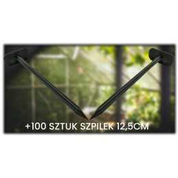 Agro neaustinė medžiaga agro gf brown 1,6x100 + smeigtukai 12,5 cm