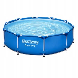 Bestway sodo rėmo baseinas su flirtavimo pompa, apvalus 56679