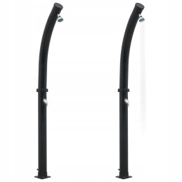 Saulės dušas juodas 214cm 20l