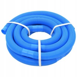 Pool hose with clamps blue 3