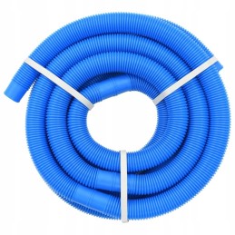 Pool hose with clamps blue 3