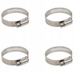 Pool hose with clamps blue 3