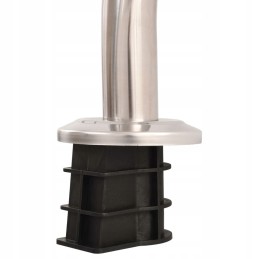 Baseino kopėčios su 3 laipteliais, 304 nerūdijančio plieno, 120 cm