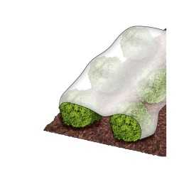 Parko sodo agrotekstilė 10x1,5m balta