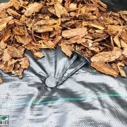 Juoda agrotekstilė, ypač stora, 100g/m2, 50cm, 10m