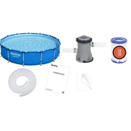Bestway karkasa baseins 396x84cm 8in1 5612e