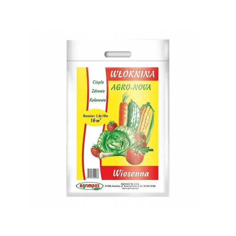 agro-nova apsauginis neaustinis spyruoklinis audinys 1,6 x 10 m baltas