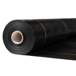 Agrotekstilė nuo piktžolių mulčiavimo 90g/m2 rulone 1,6x100m + inkarai