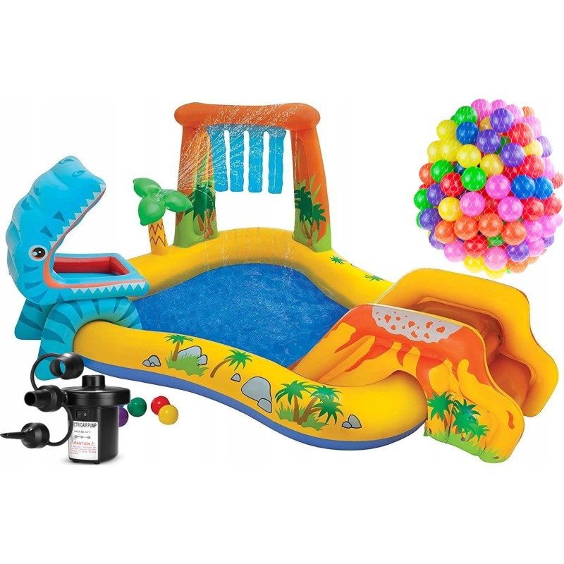 Vandens žaidimų aikštelė, vaikų baseinas, intex čiuožykla