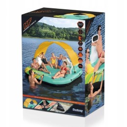 Inflatable island mattress 300 x 275 cm bestway 43407