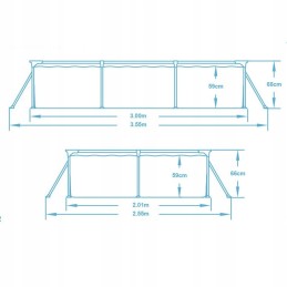 Terasest aiabassein 300 x 201 x 66 cm 15 in 1 bestway 56404