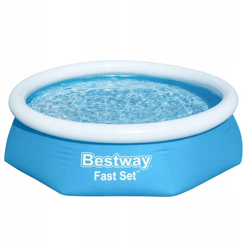 Bestway pripučiamas baseinas, greitas, apvalus 244x66cm 57265