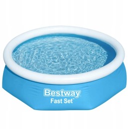 Bestway pripučiamas baseinas, greitas, apvalus 244x66cm 57265