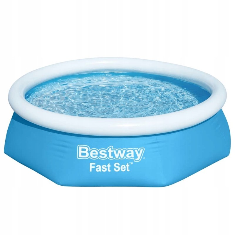 Bestway pripučiamas baseinas, greitas, apvalus 244x66cm 57265
