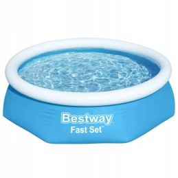 Bestway pripučiamas baseinas, greitas, apvalus 244x66cm 57265