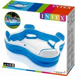 Intex pripučiamas baseinas šeimos SPA su sėdimomis vietomis 56475