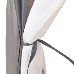 Baseino palapinės audinys 660x580x250 pilkas