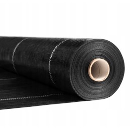 Tvirtas žemės ūkio audinys 1 6x50 apsaugos nuo piktžolių premium 135 g m2 vientisas juodas