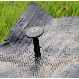 Tvirtas žemės ūkio audinys 1 6x50 apsaugos nuo piktžolių premium 135 g m2 vientisas juodas