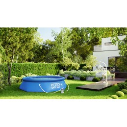 Intex sodo išsiplėtimo baseinas su filtro siurbliu, 305x76, pripučiamas kamuolys