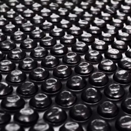 Stačiakampė PE baseino folija, juoda, 10x5 m