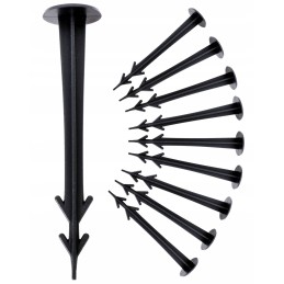 Žemės ūkio audinys augintas audinys juodas 160 x 10000 cm 70 g m2