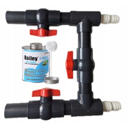Šilumos siurblio aplinkkelis 50 mm klijų mažinimas žarnoms 32 ir 38 intex bestway