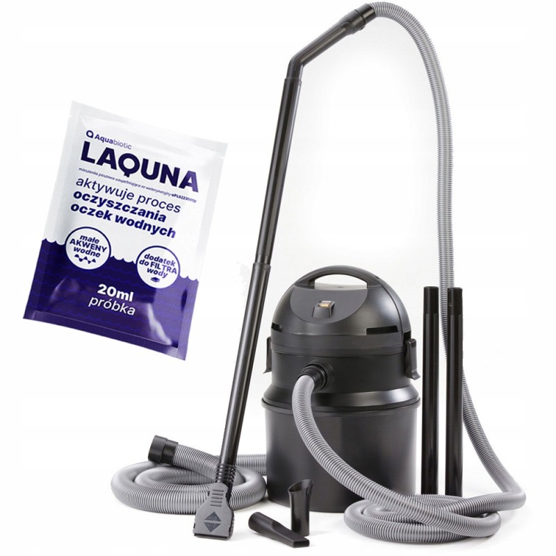 Pontec Pondomatic tvenkinio dulkių siurblys 3000 lh 1400 vatų 4 metrų žarna