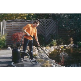 Pontec Pondomatic tvenkinio dulkių siurblys 3000 lh 1400 vatų 4 metrų žarna