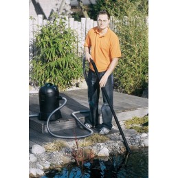 Pontec Pondomatic tvenkinio dulkių siurblys 3000 lh 1400 vatų 4 metrų žarna