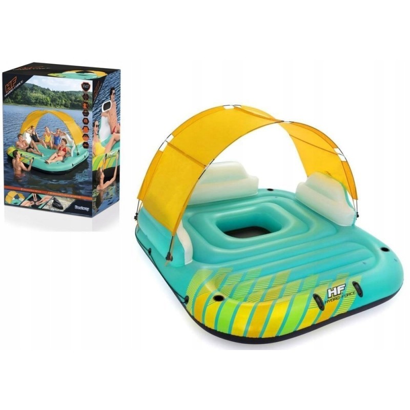 Nd24_9694 inflatable island mattress 300 x 275 cm bestway 43407 6942138983852