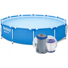 Plieninis profesionalus baseinas 366x76 apvalus bestway 3