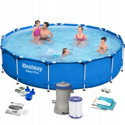 Bestway karkasa baseins 396x84cm 8in1 5612e