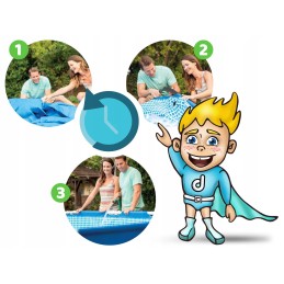 Bestway frame pool 396x84cm 8in1 5612e