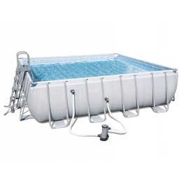 Bestway Power Steel 488x488 baseino grindų dulkių siurblys