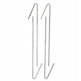 Plieniniai kaiščių ankeriai montuoti geotinkles, geotinkles, 50 cm, skersmuo 6 mm, 100 vnt.