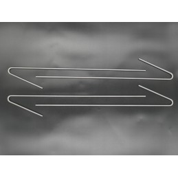 Plieniniai kaiščių ankeriai montuoti geotinkles, geotinkles, 50 cm, skersmuo 6 mm, 100 vnt.